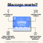 Listki piorące do prania ubrań