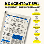 Koncentrat do czyszczenia pralki 5w1