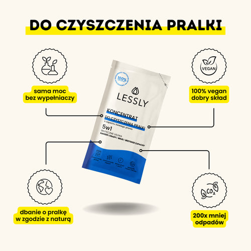 Koncentrat do czyszczenia pralki 5w1