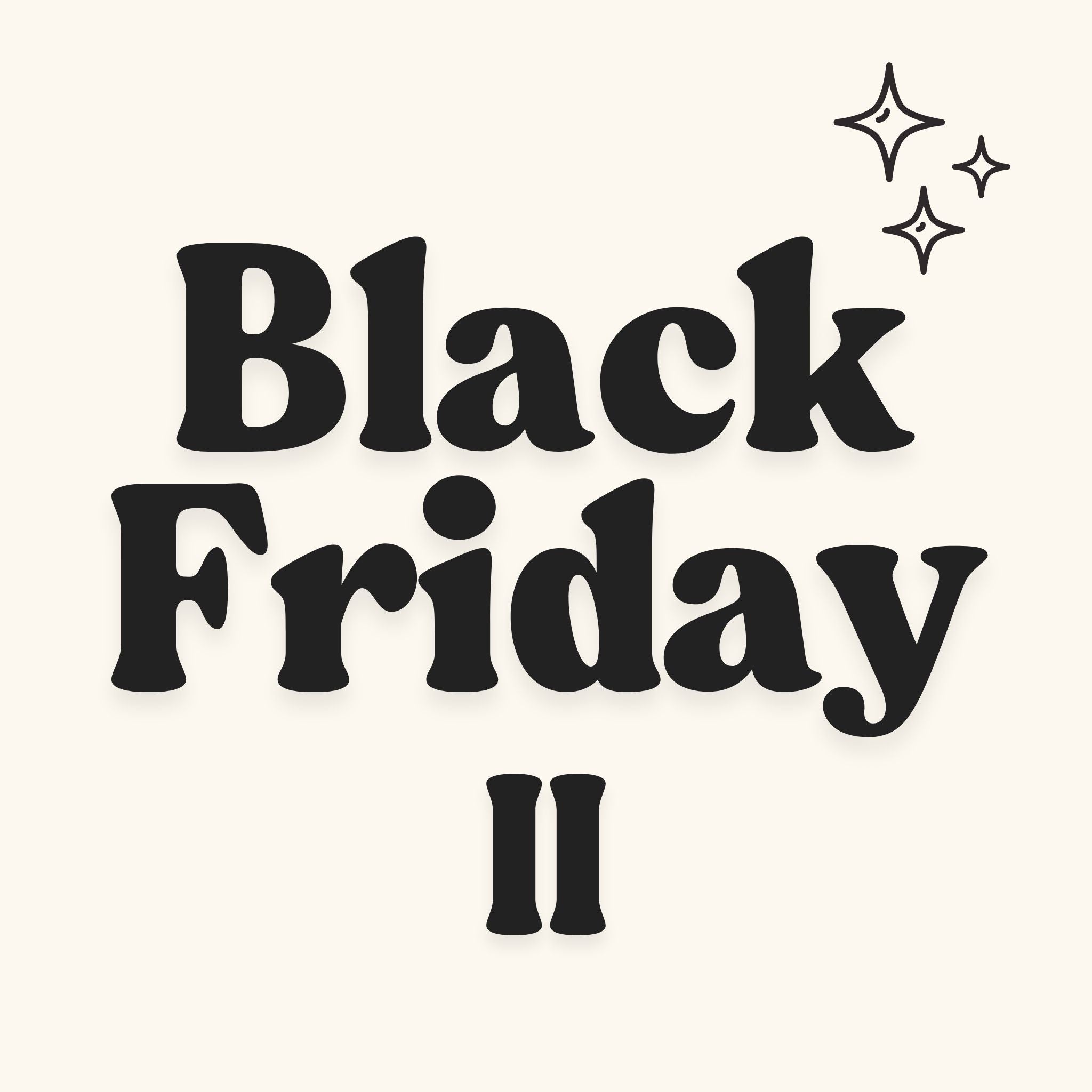 Black Friday II – prezenty o wartości min. 25 zł